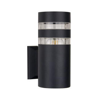 LUZINO โคมไฟผนังภายนอกอะลูมิเนียม E27x1 รุ่น GD-AWY33 สีดำ -…