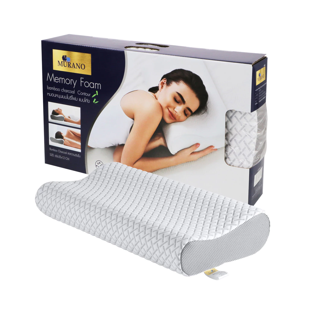 หมอนหนุน Memory Foam ทรง Contour MURANO รุ่น MBC-60