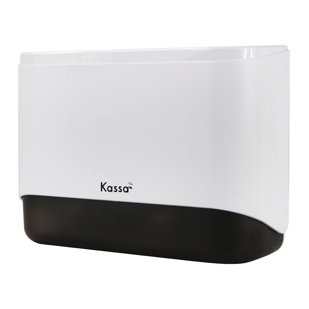 กล่องกระดาษเช็ดมือ KASSA รุ่น KS-HSD-E6012 สีขาว