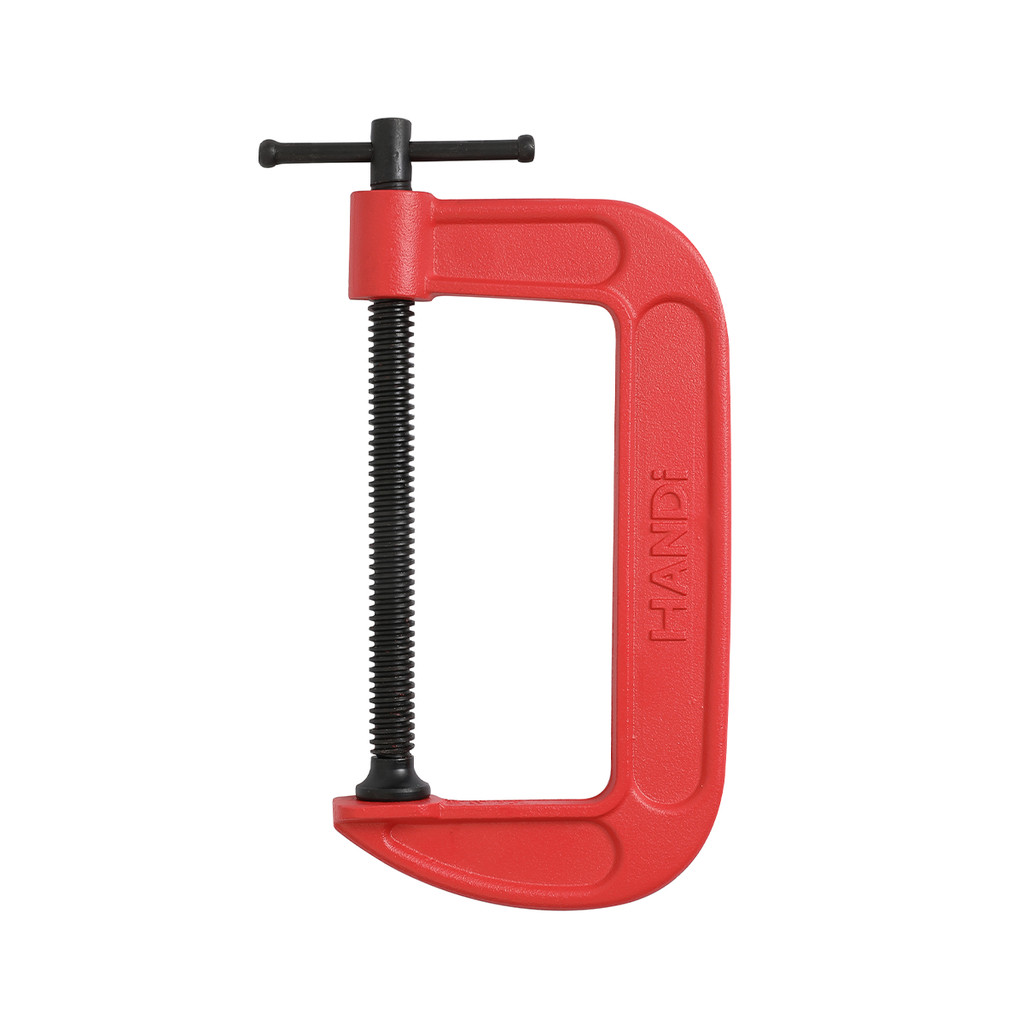 HANDI ปากกาจับงานตัวซี รุ่น HCR2389 ขนาด 5 นิ้ว สีแดง - ดำ