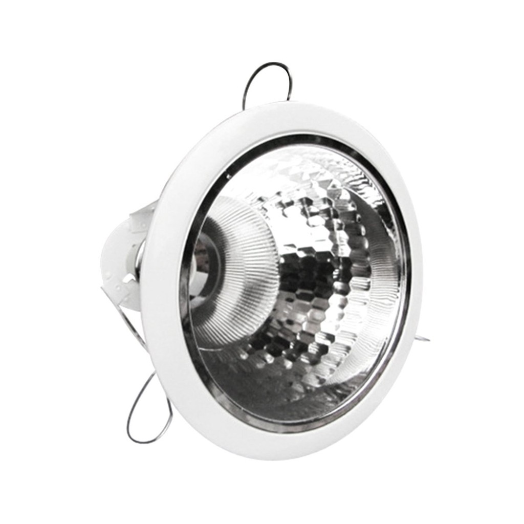 โคมดาวน์ไลท์หน้ากลม 6 นิ้ว E27x1 D-Brite LUZINO รุ่น P6002-WH สีขาว