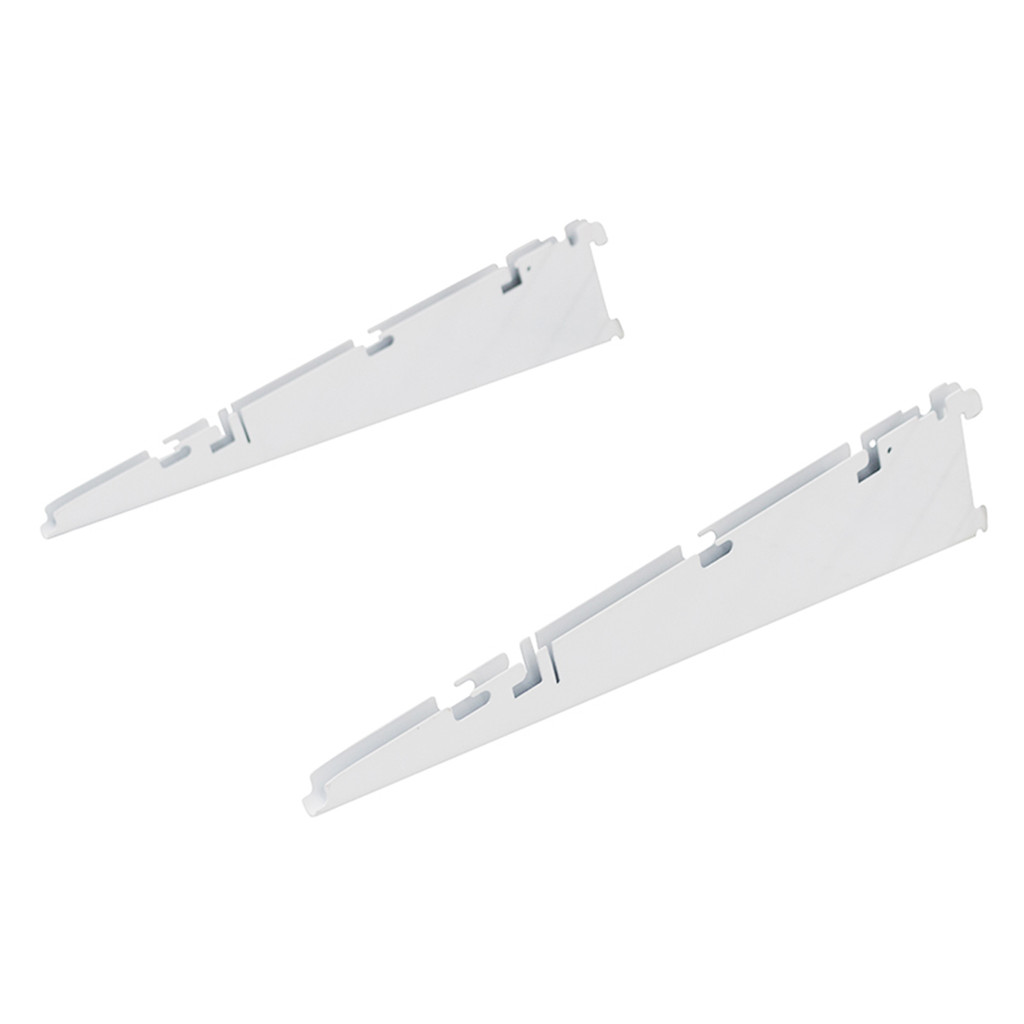 KASSA HOME แขนรับชั้นตะแกรงเหล็ก DIY รุ่น S32HDB370W ขนาด 1.25 x 38.4 x 8.2 ซม. สีขาว