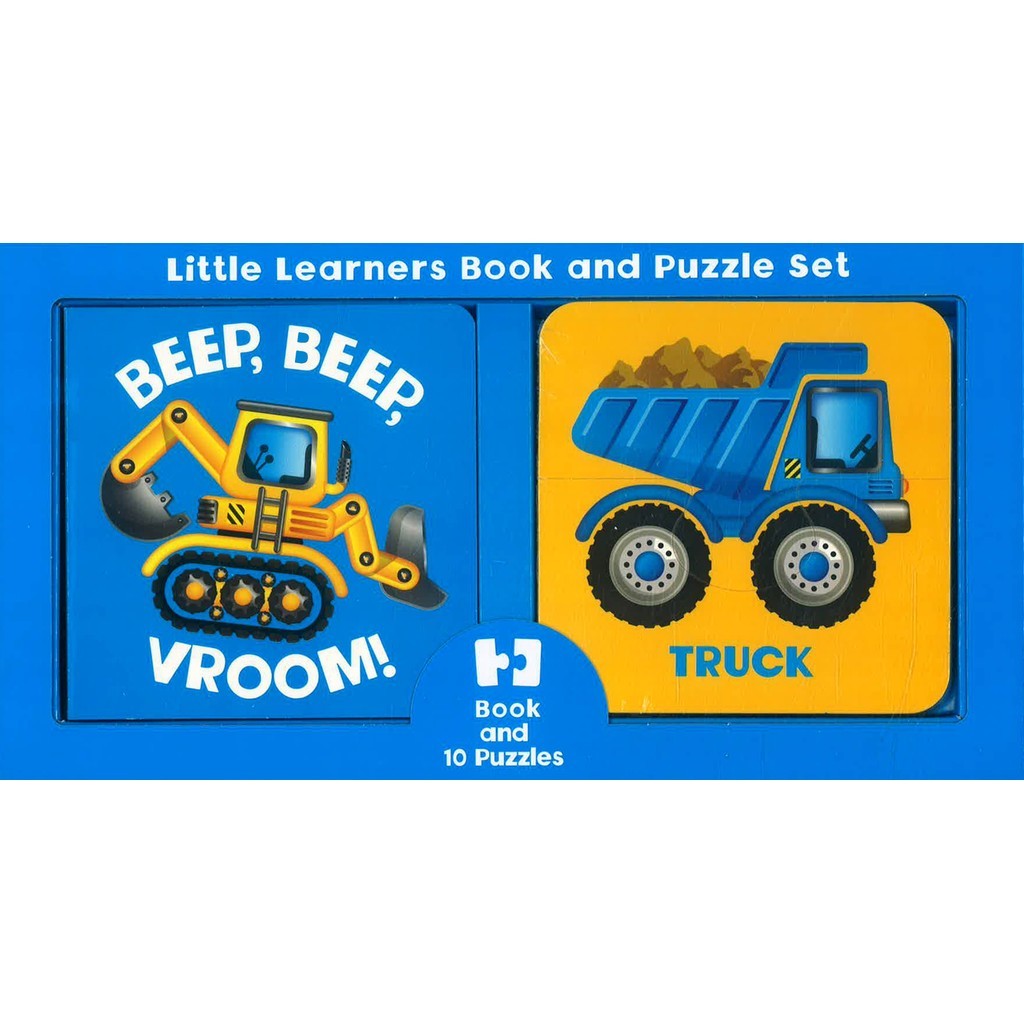 BBW หนังสือ Little Learners Book & Puzzles Beep, Beep, Vroom ISBN: 9781648333699