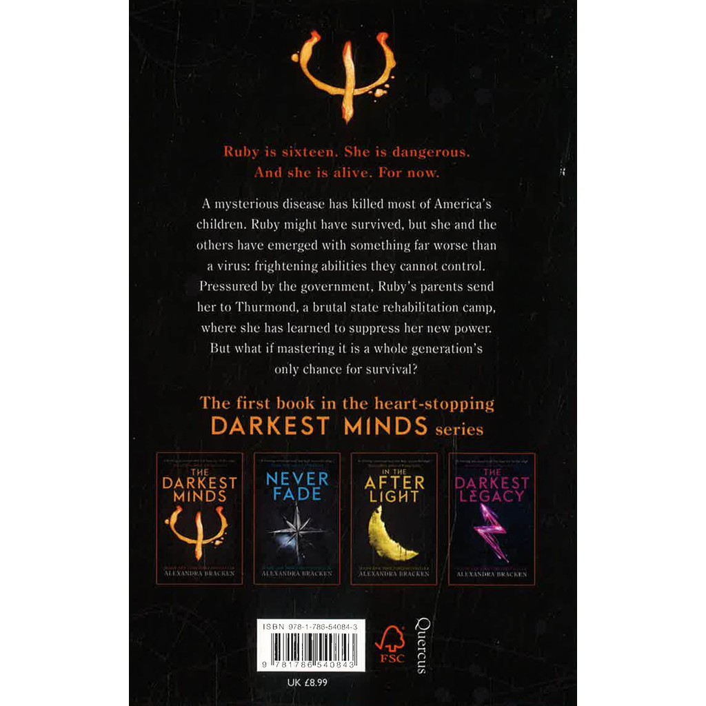 BBW หนังสือ DARKEST MINDS NOVEL: THE DARKEST MINDS ISBN: 9781786540843
