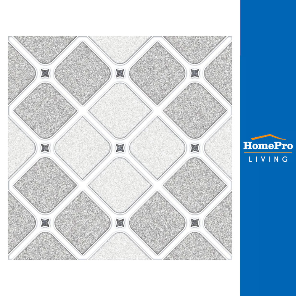 HomePro กระเบื้องพื้น 12x12 นิ้ว ก่อตะวัน เทา A 1M2 แบรนด์ ภูผา