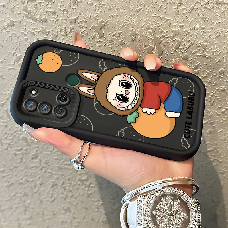 เคสสำหรับ Realme 7i Realme C17 เคสโทรศัพท์ Labubu ระเบิด