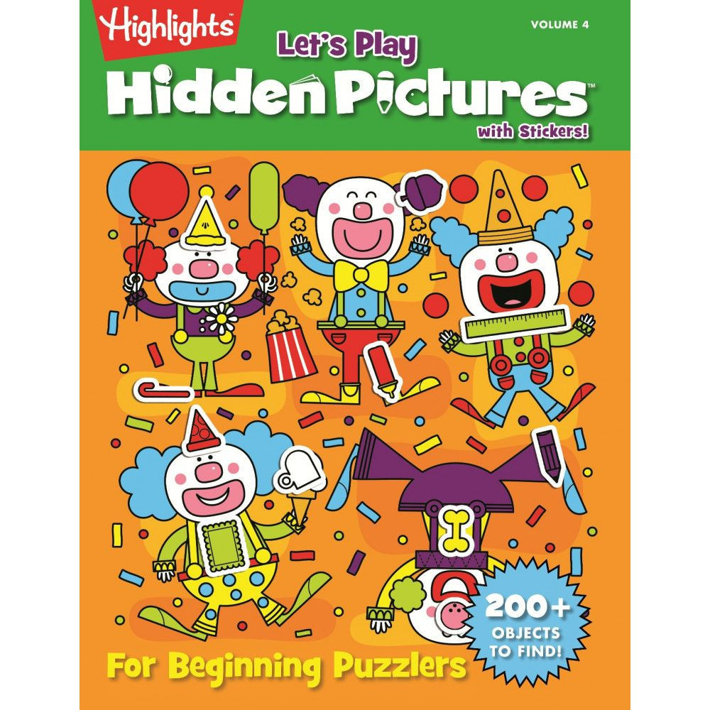 ^NANMEEBOOKS หนังสือ HIGHLIGHTS - LET'S PLAY HIDDEN PICTURE 4 เพอลังอิ