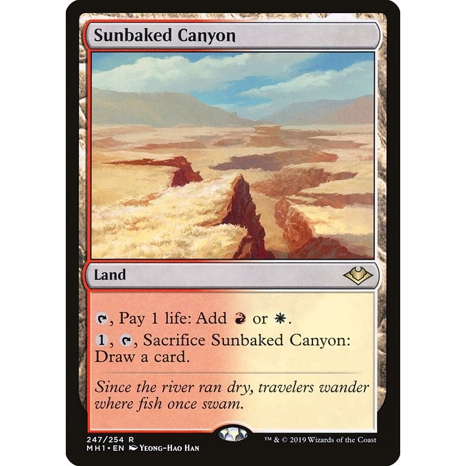 [Modern Horizons] - [MH1] - (R) -[Sunbaked Canyon] -  [2019]