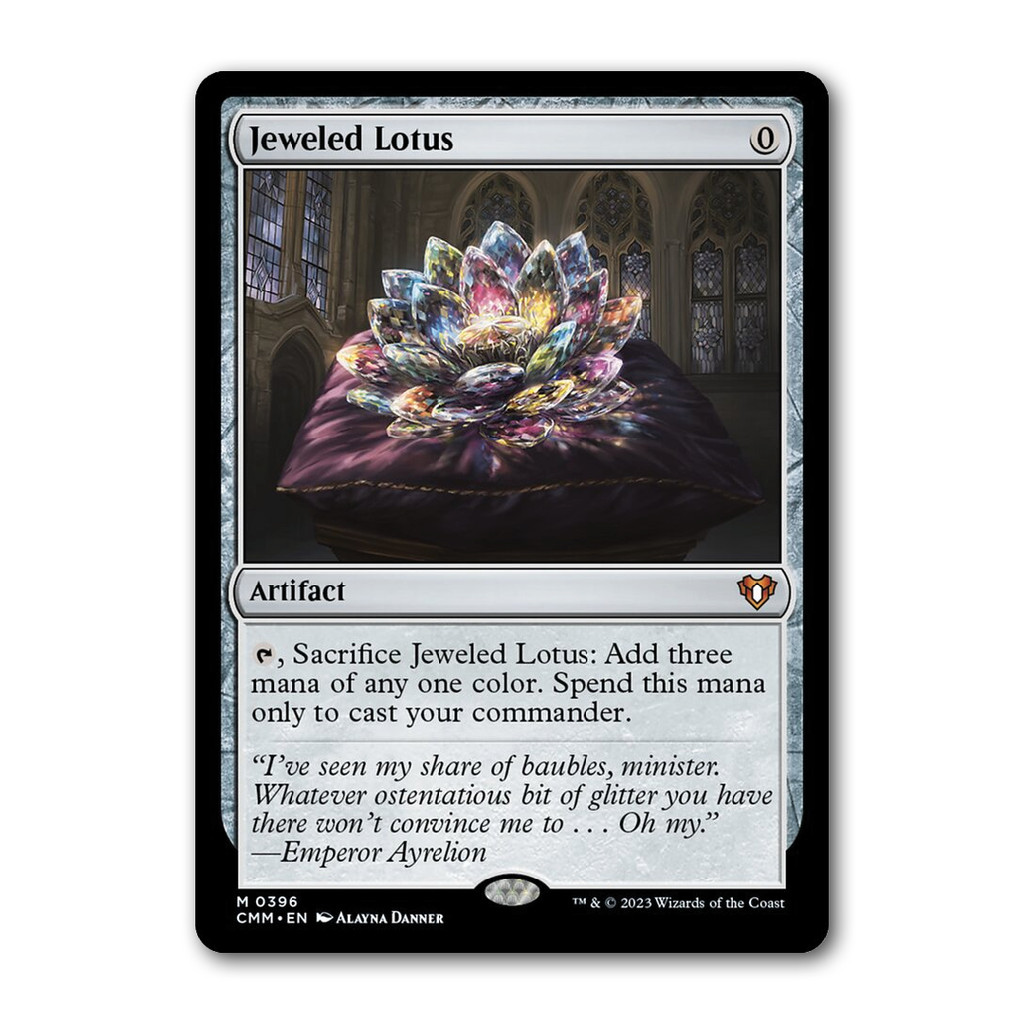 [MTG] Jeweled Lotus [CMM] [Colorless] [Mythic] [Normal] [ENG] [2023] (Magic: The Gathering)