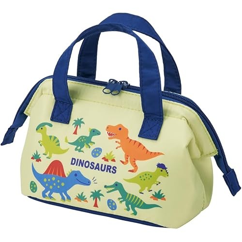 Skater กระเป๋าใส่ข้าวกลางวันแบบเย็น ตัวล็อค ขนาดเด็ก สําหรับกล่อง หนังสือภาพ Dinosaurus Kga0-A
