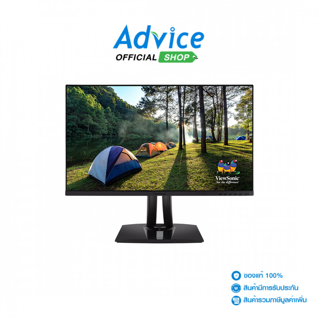VIEWSONIC MONITOR (จอคอม) 27'' VP2756-4K (IPS, HDMI, DP, USB-C) 60Hz - A0164592
