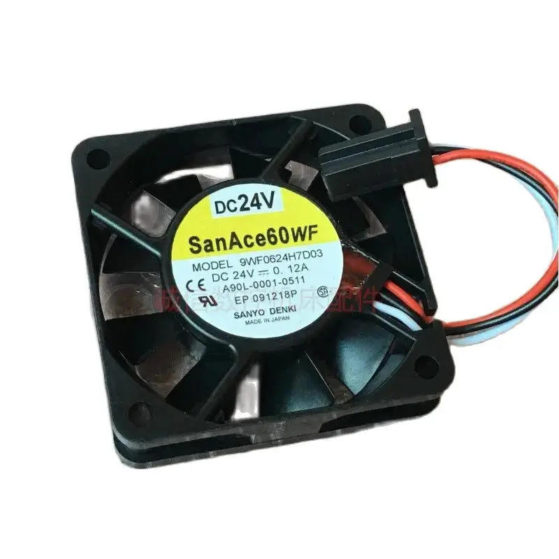 ✼ A90L-0001-0511 9WF0624H7D03 24V 0.12A FANUC พัดลมระบบพร้อมขายึด