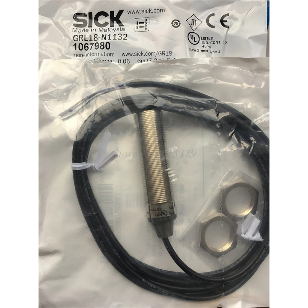 ✫1PCS ป่วยใหม่ของแท้ Photoelectric Switch GRL18-N1132 GRL18-P1132