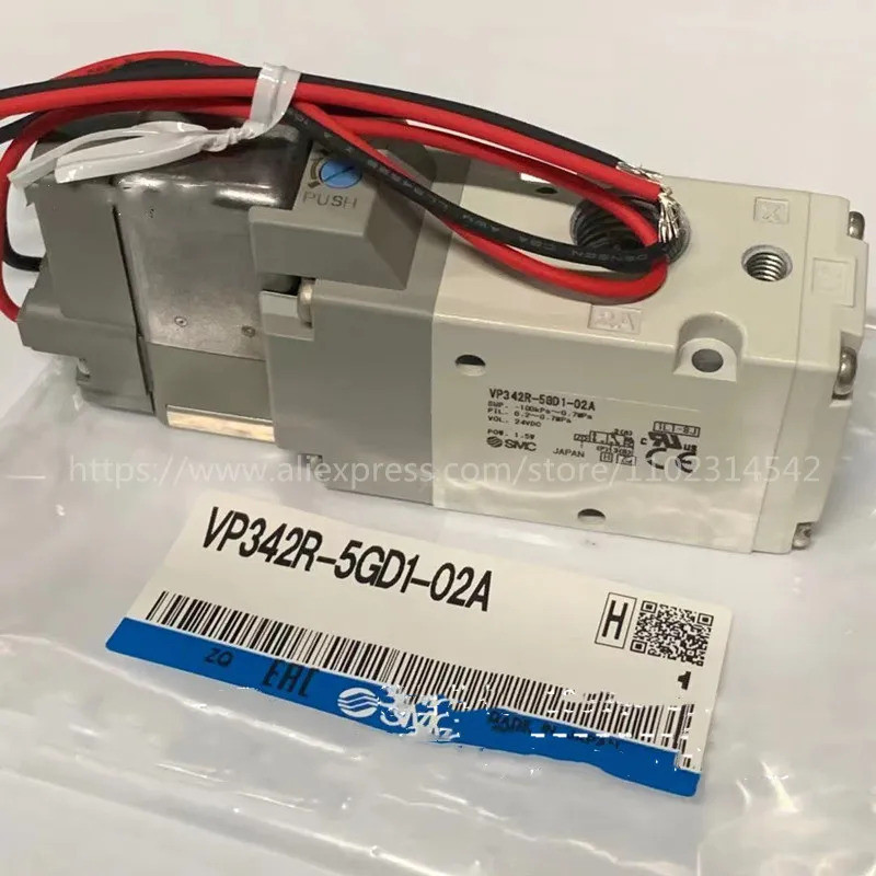 <0>VP342R-5GD1-02A VP542R-5GD1-03A VP542 โซลินอยด์วาล์ว SMC ใหม่และต้นฉบับ
