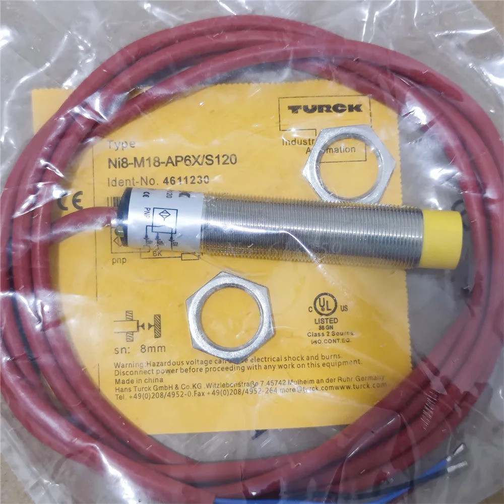 ✪NI8-M18-AP6X/S120 NI8-M18-AN6X/S120 Turck Sensor ใหม่คุณภาพสูง