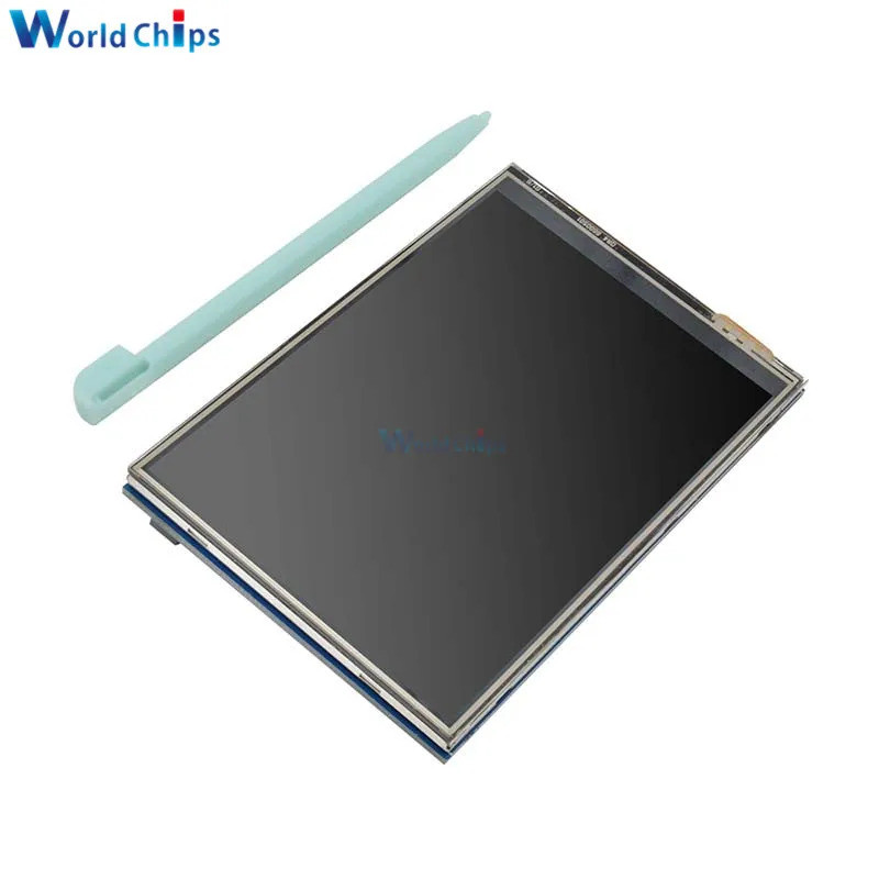 หน้าจอสัมผัส TFT LCD ขนาด 3.5 นิ้ว 320x240 อินเทอร์เฟซ SPI 16 บิต 5V RPI LCD (A) V3 สำหรับ Raspberry