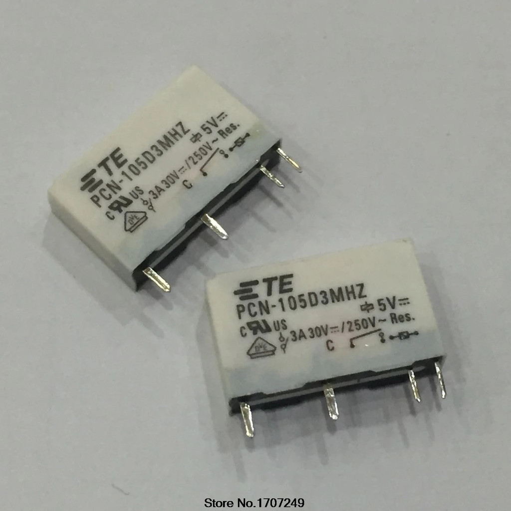 <0>จัดส่งฟรี รีเลย์ไฟฟ้าใหม่ 100% 10 ชิ้น/ล็อต P-105D3MHZ P 105D3MHZ 5V 3A 4PIN