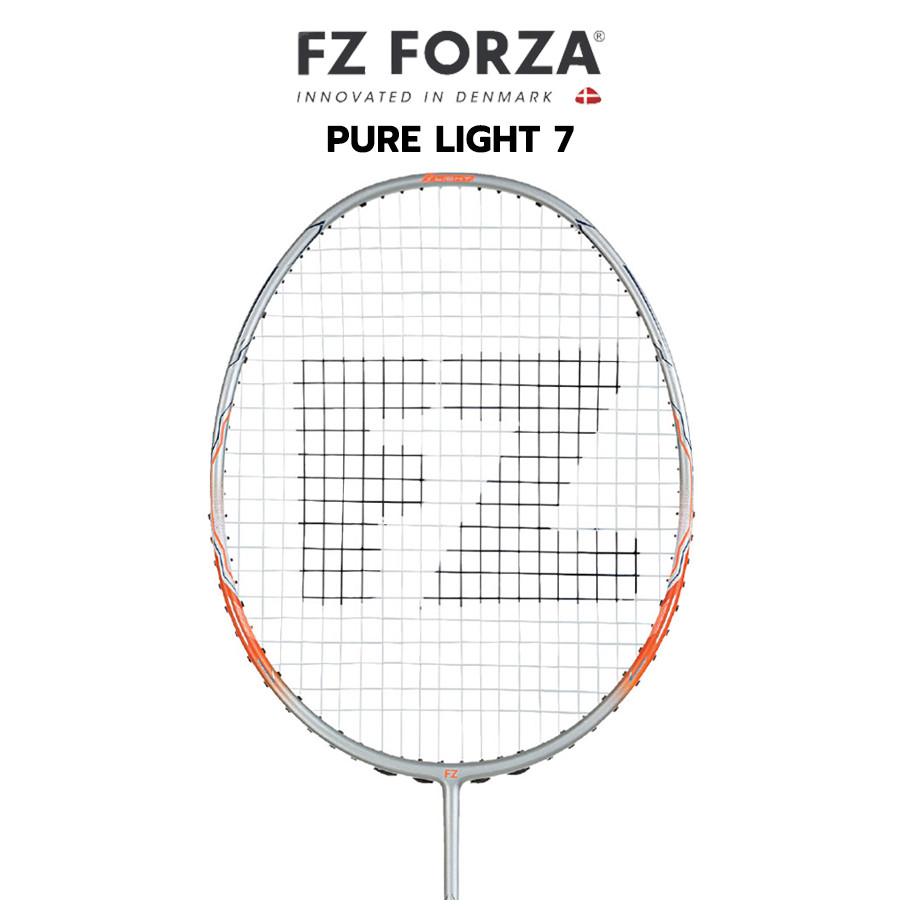 FZ FORZA ไม้แบดมินตัน รุ่น PURE LIGHT 7 แถมเอ็น + ซอง (บริการขึ้นเอ็นฟรี โปรดอ่านรายละเอียดก่อนสั่ง)