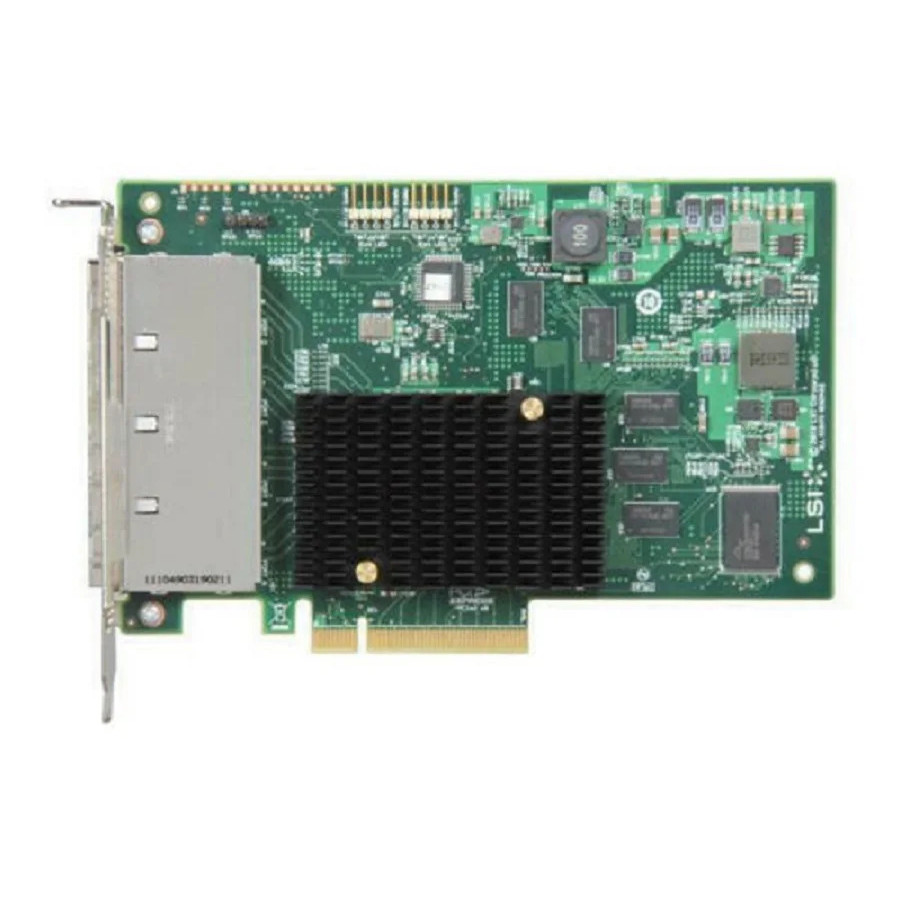 ✫LSI 9201-16e 6Gbps 16เลนภายนอก SAS HBA P20โหมด IT ZFS FreeNAS UnRAID
