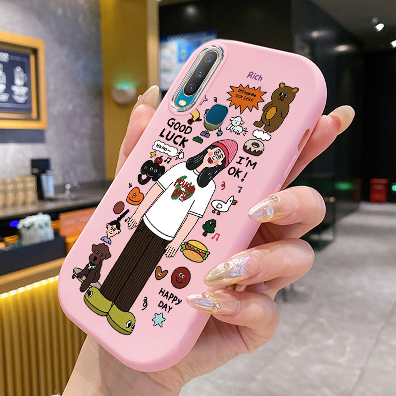 เคสสำหรับ VIVO Y12 Y15 Y17 Y12i Y17s Y15s Y15a Y15c Y01 Y16 Y19 Y5s Y11 2019 Y28 Y35 Y56 5G เคสโทรศัพท์กันกระแทก