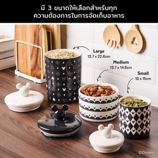 DISNEY MONOCHROME ชุดเซ็ตเซรามิก MEYER ลายมิคกี้ เมาส์ ลิขสิทธิ์แท้ 3 ชิ้น Ceramic set (48945-C)