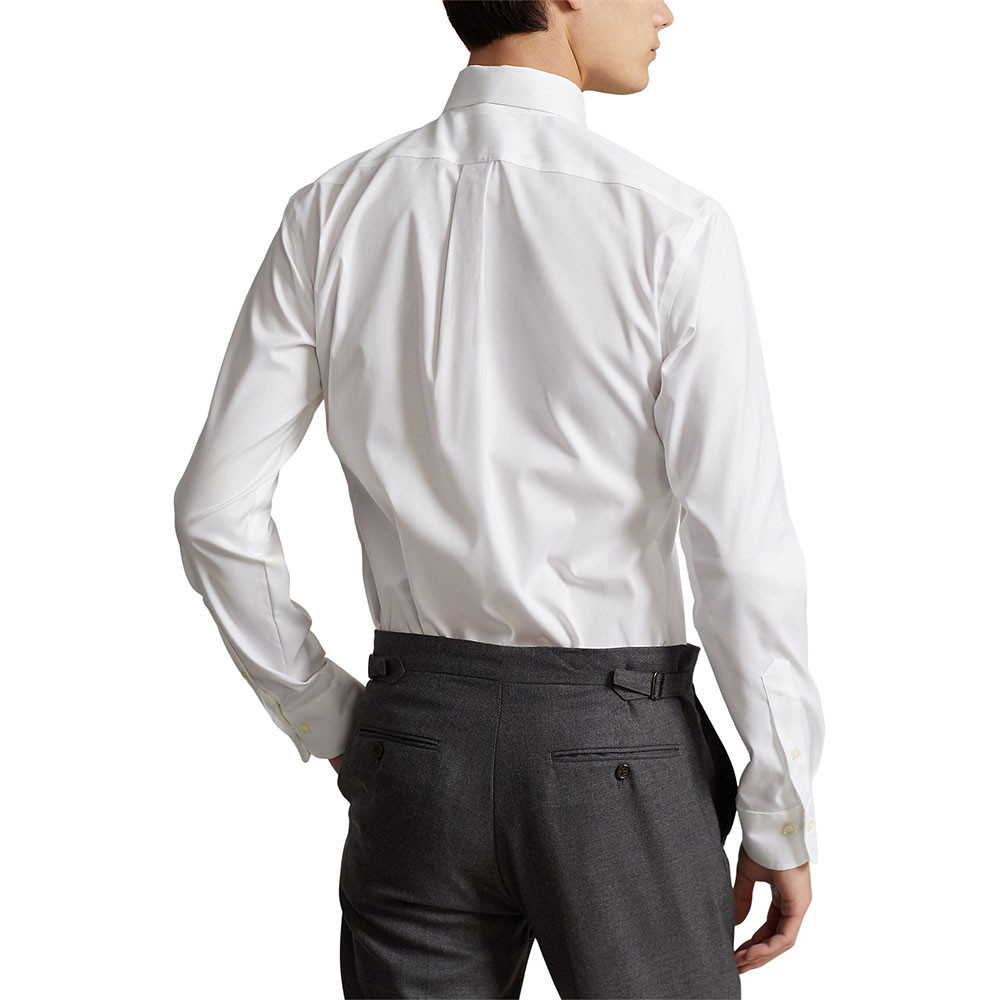 Polo Ralph Lauren เสื้อเชิ้ตผู้ชาย Custom Fit Oxford Shirt รุ่น MNPODSH37620378 สีขาว — صورة 3