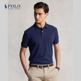 Polo Ralph Lauren POLO Custom Slim Fit Mesh Polo Shirt เสื้อ…