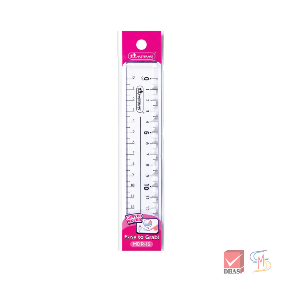 Master Art ไม้บรรทัด สองด้าน 15 ซม. MDR-15 จำนวน 1 ชิ้น