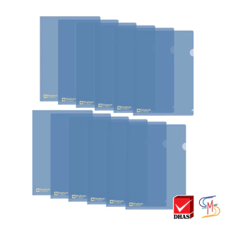 Elephant ตราช้าง แฟ้มใส แฟ้มซองพลาสติก ซองใส่เอกสาร ขนาด A4 No.405A4 จำนวน 12 แฟ้ม