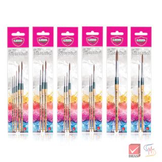 Master Art มาสเตอร์อาร์ต พู่กัน พู่กันสีน้ำ ชนิดหัวกลม รุ่นจิตรกรน้อย แบบชุดเซ็ท