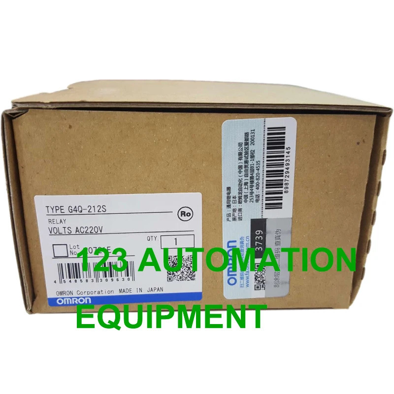 ของแท้ ใหม่ OMRON G4Q-212S รีเลย์วงล้อ AC220V