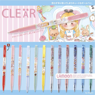 ปากกาลูกลื่น Lamoon Mutelu Tarot Tourist สายมูต้องมี หมึกน้ำเงิน แบบกด ขนาดหัว 0.38 มม. และลายการ์ตูนน่ารักๆ