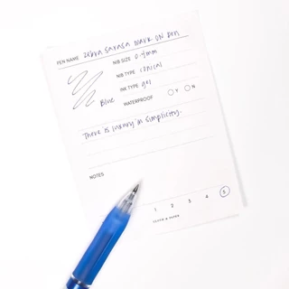 ปากกาเจล Sarasa Mark On น้ำแห้งเร็ว Zebra ขนาดหัว 0.4 MM และ 0.5 MM