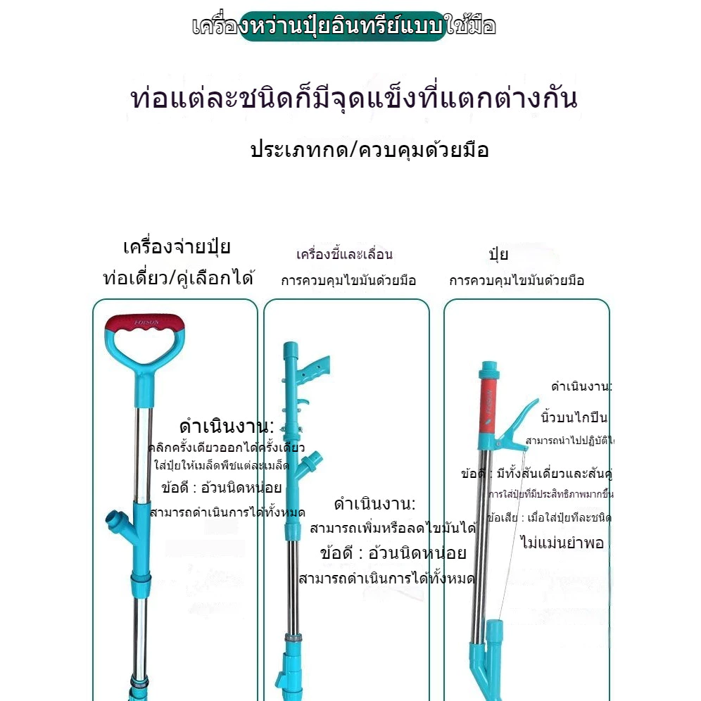 เครื่องใส่ปุ๋ยมือโยก แบบมือหมุน thumbnail 3
