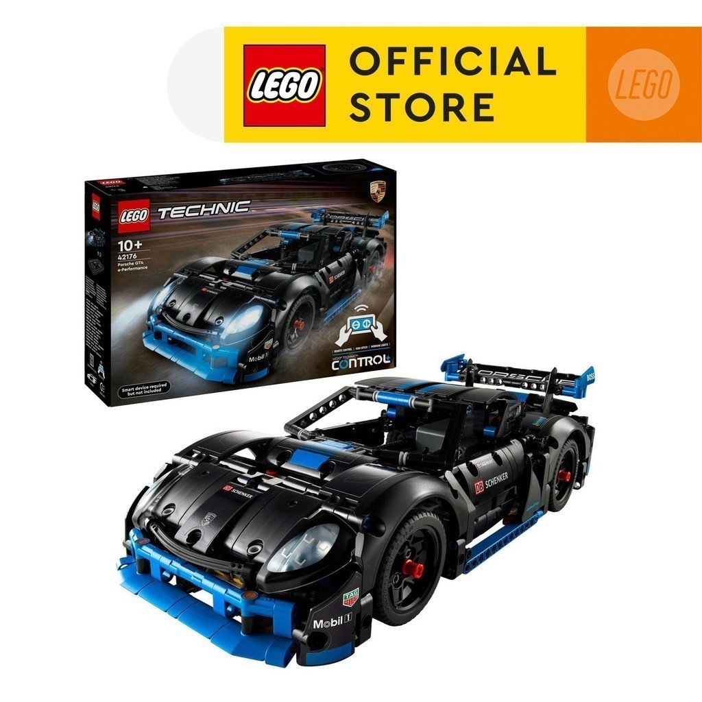 LEGO Technic 42176 Porsche GT4 e-Performance Race Car (834pcs.), Building Blocks, Kids Toy