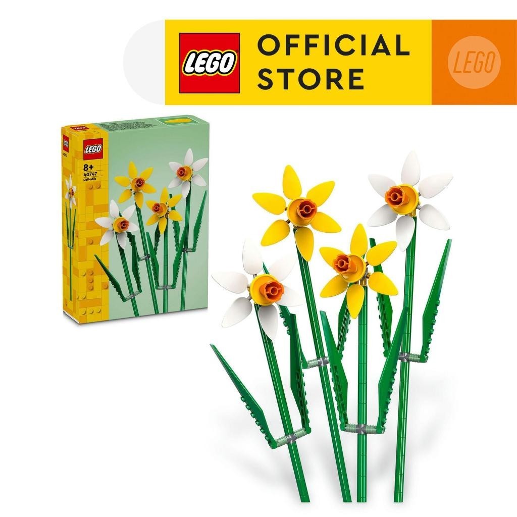 LEGO Iconic 40747 Daffodils Celebration Gift (216pcs.), Building Blocks, Kids Toy