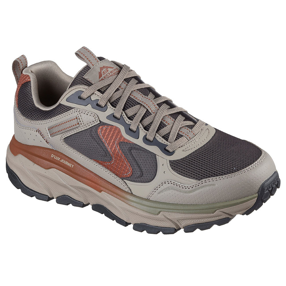 Skechers สเก็ตเชอร์ส รองเท้าผู้ชาย Men D'lux Journey Outdoor Shoes - 237415-TPMT - Air-Cooled Memory Foam