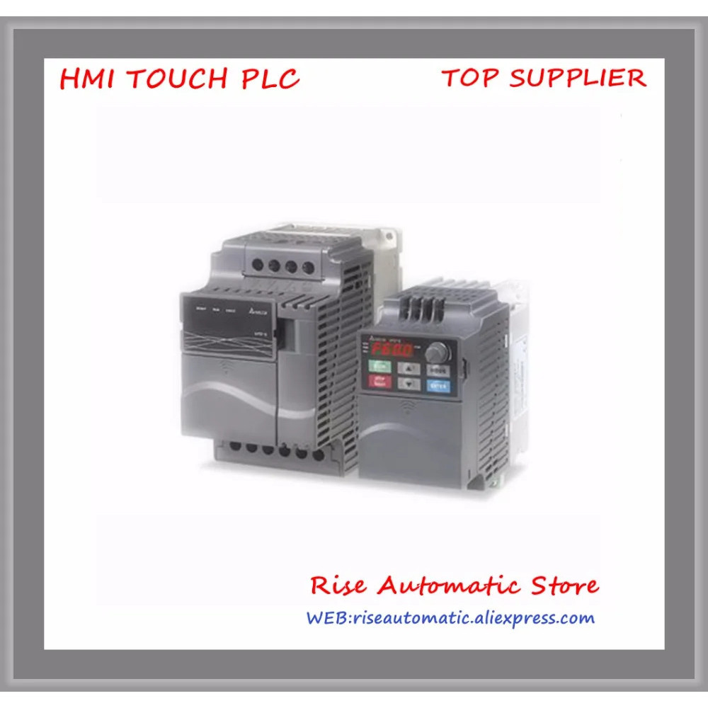 ไดรฟ์มอเตอร์ AC VFD-E ไม่มี EMI อินเวอร์เตอร์ 3 เฟส 380V 3.7Kw 5HP 8.2A 600HZ VFD037E43A-M ใหม่