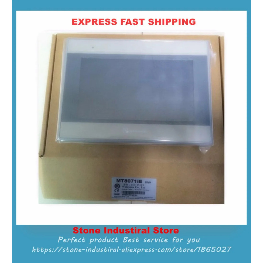 หน้าจอสัมผัส HMI MT8071iE ขนาด 7 นิ้ว TFT LCD แผงหน้าจอ MT8071iE 1wv แทนที่ MT8070iE MT8070iH ใหม่