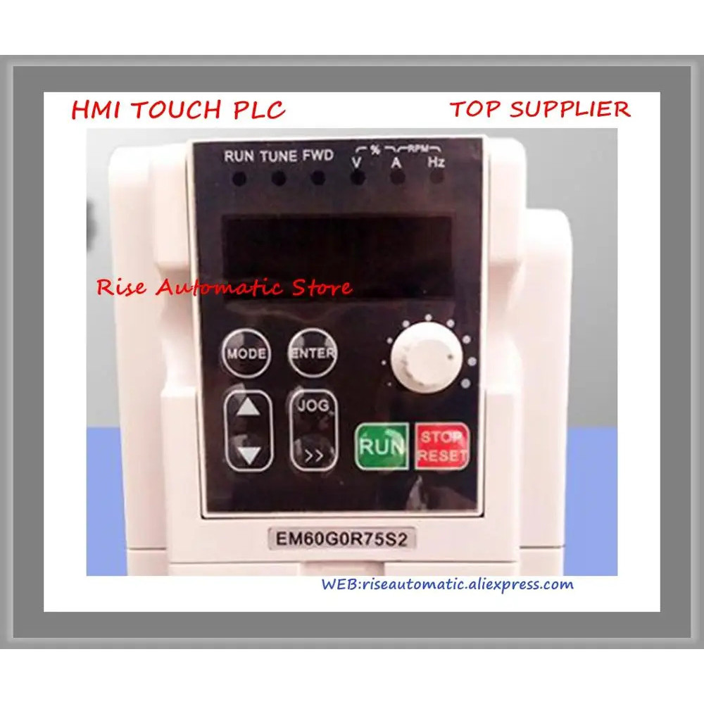 ตัวแปลงความถี่ CDI-EM60G0R75S2 ใหม่ เฟสเดียว 0.75kw AC 220V