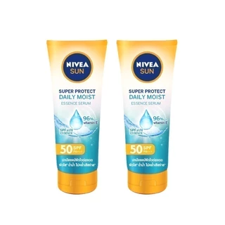 นีเวีย ซัน กันแดดผิวกาย ซูเปอร์ โพรเทค มอยส์เจอร์ ซัน เซรั่ม 180 มล. 2 ชิ้น NIVEA