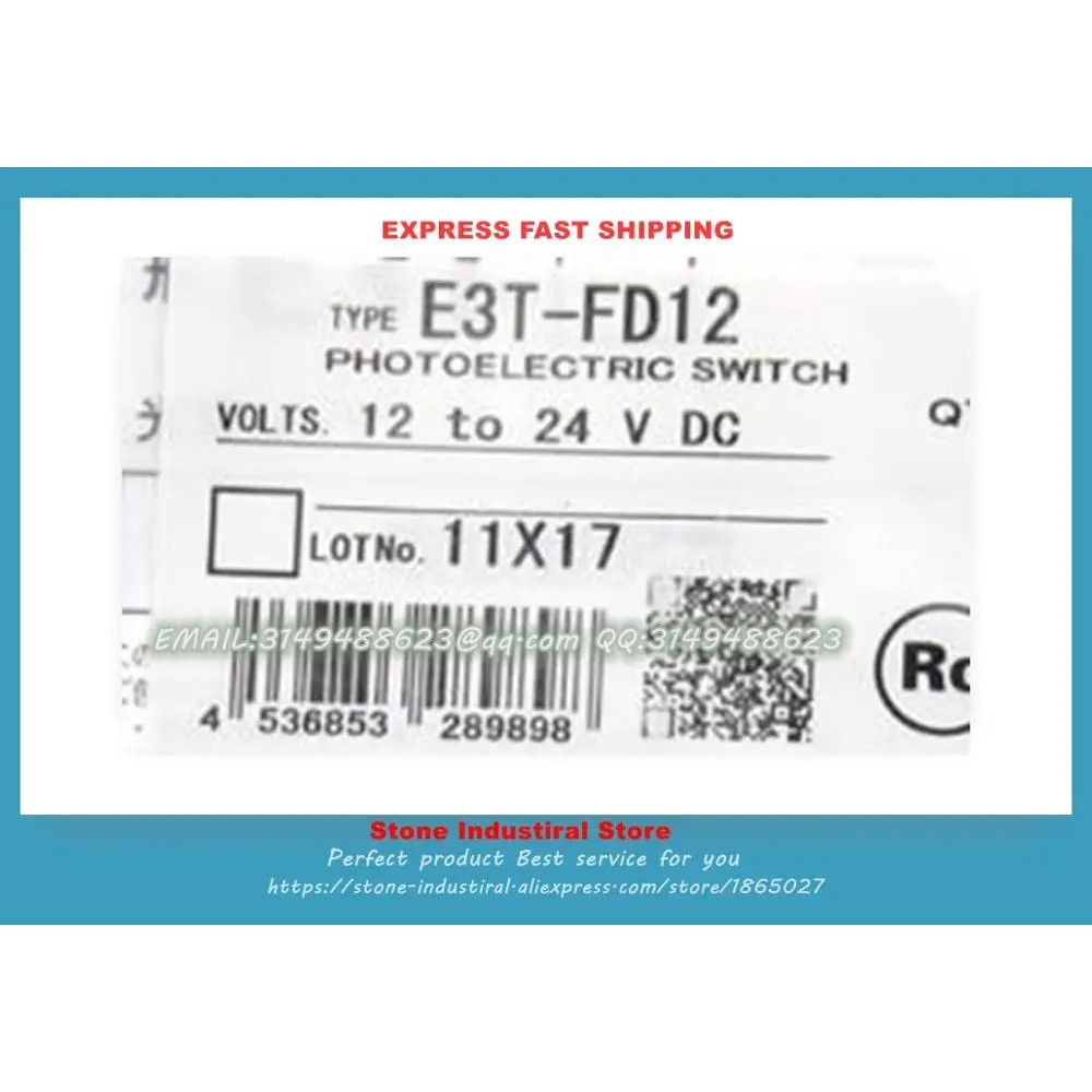 ไฟฟ้าสวิตช์โฟโตอิเล็กทริคใหม่เอี่ยม รุ่น E3T-FD11 E3T-FD12 E3T-ST11 E3T-ST12 E3T-FT11