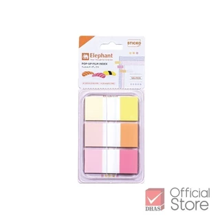 Elephant สติ๊กโก้โน๊ต ฟิล์มอินเด็กซ์ 25X45 มม. จำนวน 60 แผ่น