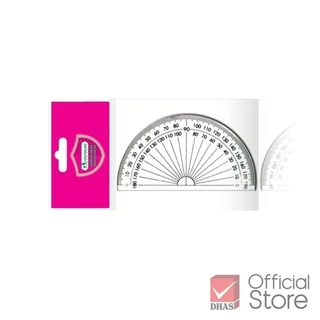 Master Art ไม้บรรทัด ไม้บรรทัดครึ่งวงกลม 10 ซม. 180° จำนวน 1 ชิ้น
