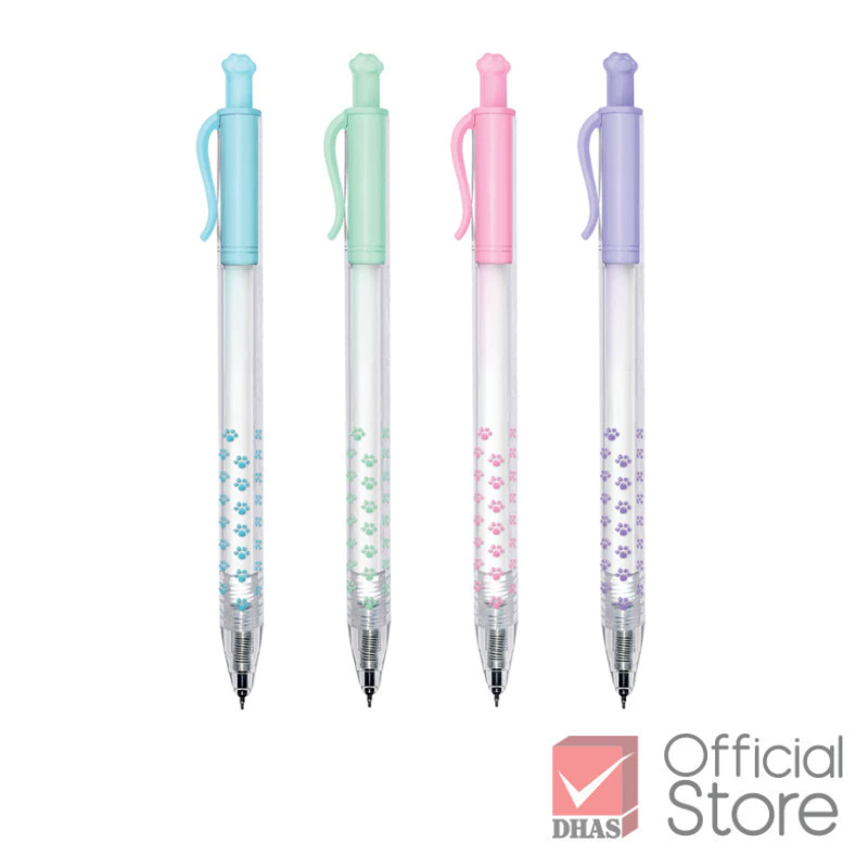 Quantum ปากกา ปากกาเจล แคตตี้ น้ำเงิน 0.38 คละสี จำนวน 1 ด้าม