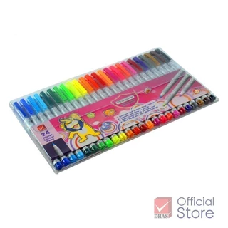 Master Art ปากกาเมจิก สีเมจิก 24 สี สีสดใส ปลอดสารพิษ – จำนวน 1 ชุด
