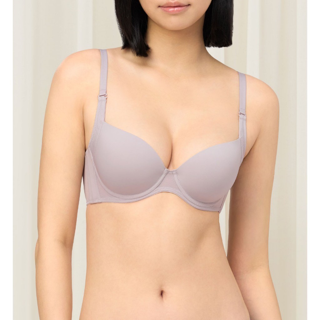 Triumph เสื้อชั้นในมีโครง คัพทรง ¾ รุ่น Invisible Inside-Out WHP รหัส 10210426 สีเทา 6651 - รูปที่ 2