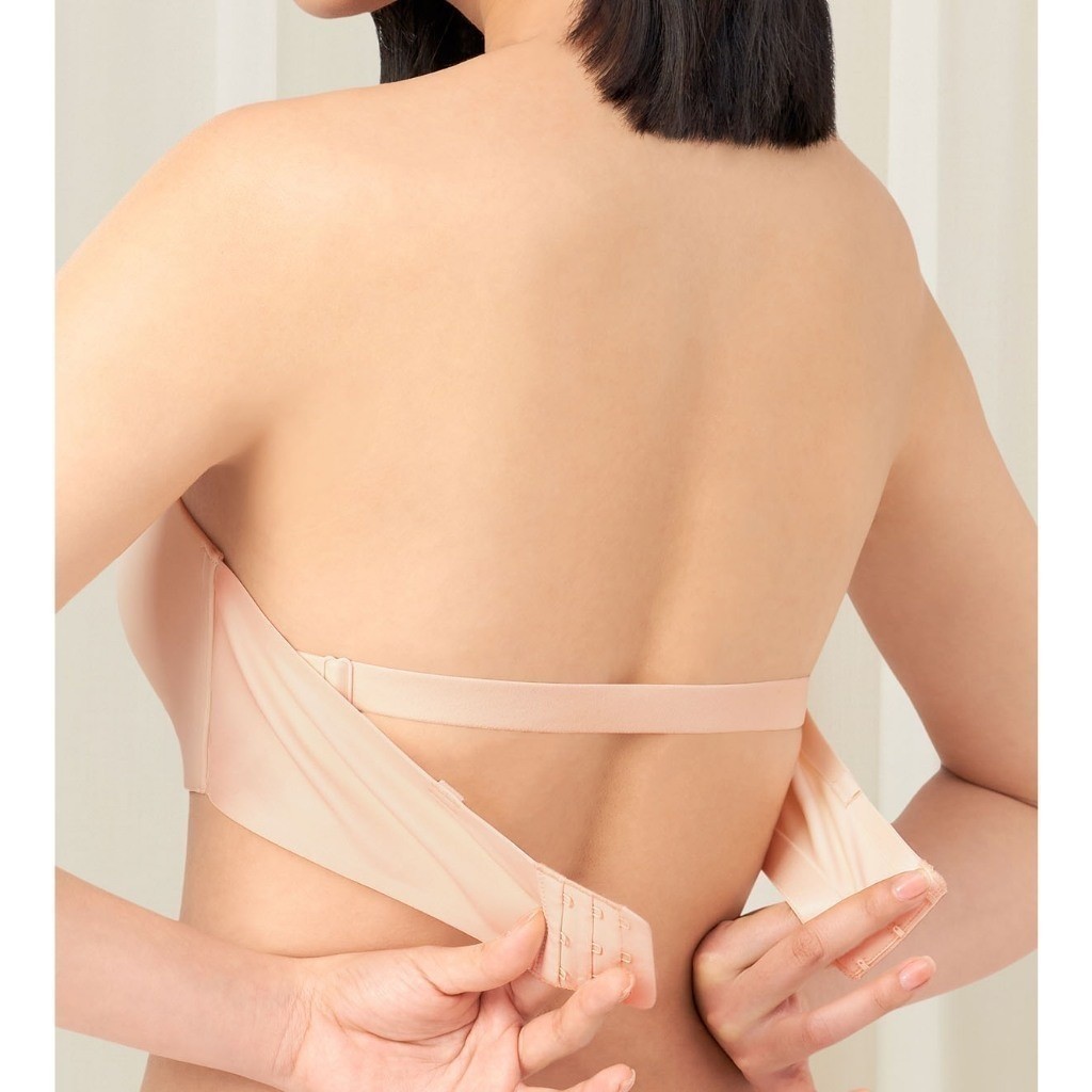 Triumph เสื้อชั้นในแบบเกาะอกไม่มีโครง รุ่น Tri-zone HPD รหัส 10218664 สีครีม 00CS — صورة 6