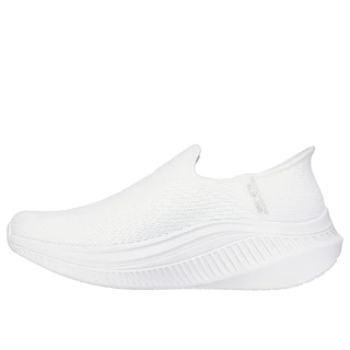 Skechers สเก็ตเชอร์ส รองเท้าผู้หญิง Women Slip-ins GOwalk Max Cushioning Arch Fit Walking Shoes - 125586-WHT (latest)