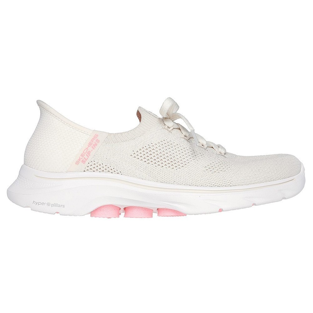 Skechers สเก็ตเชอร์ส รองเท้าผู้หญิง Women GOwalk 7 GOwalk Shoes - 125213-OFPK Air-Cooled Memory Foam